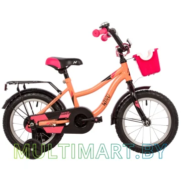 Детский велосипед Novatrack Wind Girl 144WIND.CRL22 (коралловый, 2022)